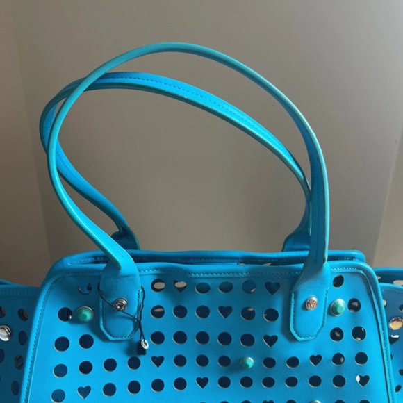 Love Moschino Vibrant Blue Heart Tote - Picture 5 of 14
